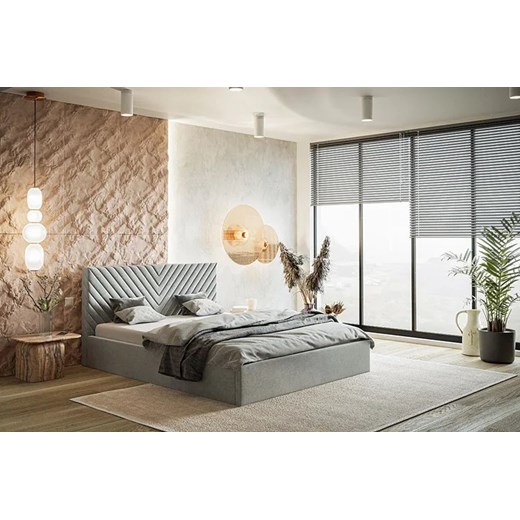 Tapicerowane łóżko 180x200 Nuvell 4X - 36 kolorów Elior One Size okazja Edinos.pl
