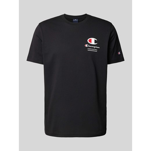 T-shirt z nadrukiem z logo ze sklepu Peek&Cloppenburg  w kategorii T-shirty męskie - zdjęcie 173696741