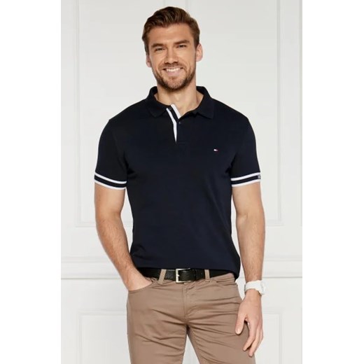 Tommy Hilfiger Polo MONOTYPE CUFF | Slim Fit ze sklepu Gomez Fashion Store w kategorii T-shirty męskie - zdjęcie 173700242