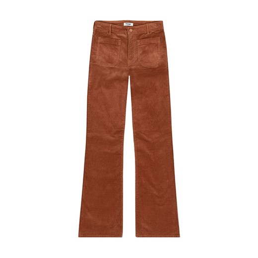 Wrangler Spodnie sztruksowe w kolorze jasnobrązowym ze sklepu Limango Polska w kategorii Spodnie damskie - zdjęcie 173701842