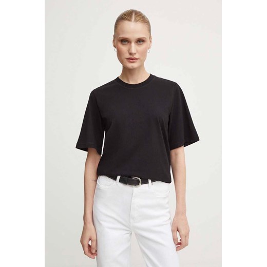 By Malene Birger t-shirt bawełniany kolor czarny ze sklepu ANSWEAR.com w kategorii Bluzki damskie - zdjęcie 173704130