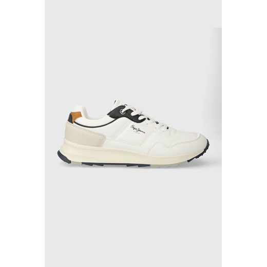 Pepe Jeans sneakersy PMS60007 kolor biały JOY TOUR M ze sklepu ANSWEAR.com w kategorii Buty sportowe męskie - zdjęcie 173704592