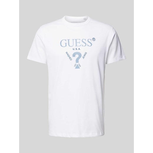 T-shirt z nadrukiem z logo ze sklepu Peek&Cloppenburg  w kategorii T-shirty męskie - zdjęcie 173705352
