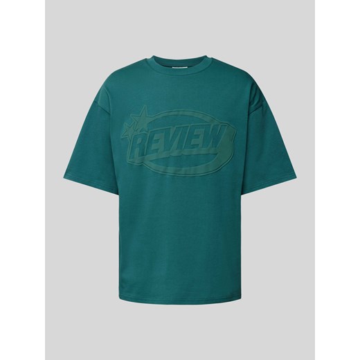 T-shirt o kroju oversized z nadrukiem z logo ze sklepu Peek&Cloppenburg  w kategorii T-shirty męskie - zdjęcie 173705364