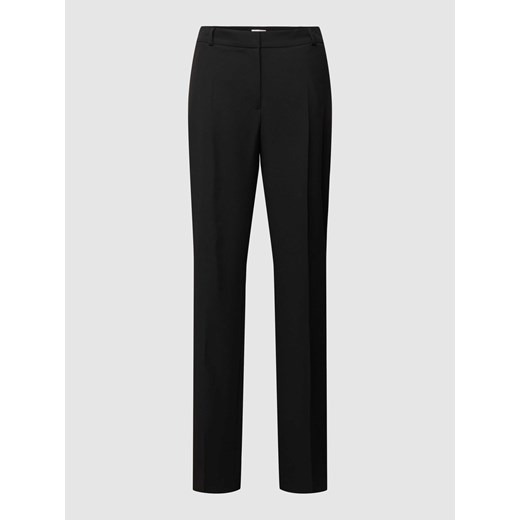 Spodnie o kroju straight fit w kant ze sklepu Peek&Cloppenburg  w kategorii Spodnie damskie - zdjęcie 173705414