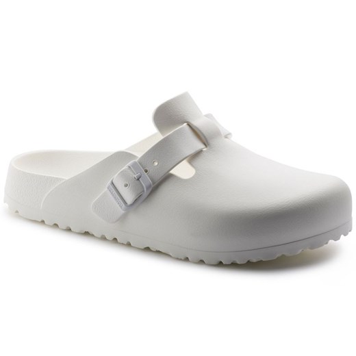 Klapki Birkenstock Boston Eva W 0127133 beżowy ze sklepu ButyModne.pl w kategorii Klapki damskie - zdjęcie 173705780