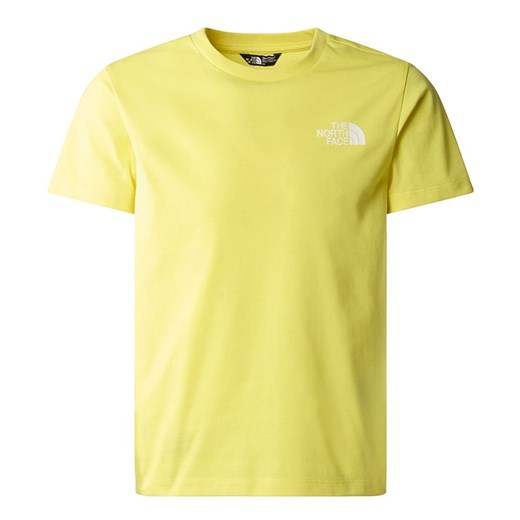 Koszulka The North Face Simple Dome 0A87T4QIF1 - żółta ze sklepu streetstyle24.pl w kategorii T-shirty chłopięce - zdjęcie 173706083