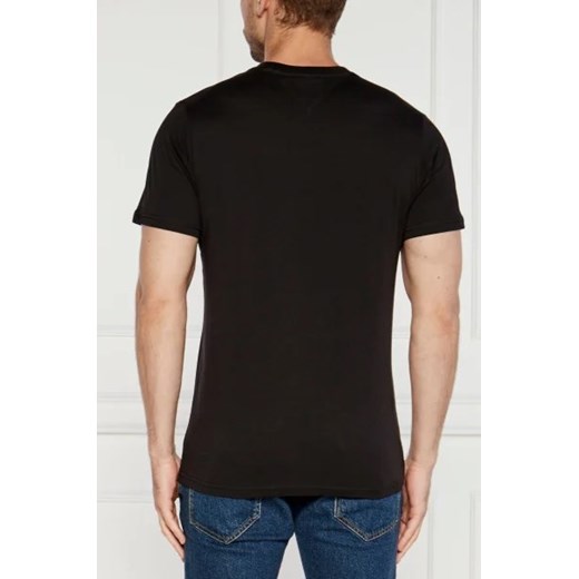 Czarny t-shirt męski Tommy Jeans bawełniany