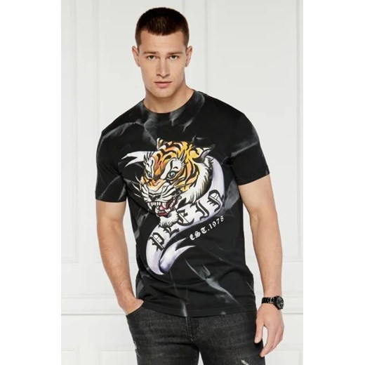 Philipp Plein T-shirt Tattoo | Regular Fit ze sklepu Gomez Fashion Store w kategorii T-shirty męskie - zdjęcie 173706521