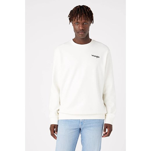 Wrangler Bluza w kolorze białym ze sklepu Limango Polska w kategorii Bluzy męskie - zdjęcie 173706804