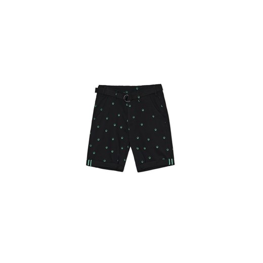 Cropp - Szorty chino z motywem obcych - czarny ze sklepu Cropp w kategorii Spodenki męskie - zdjęcie 173709594