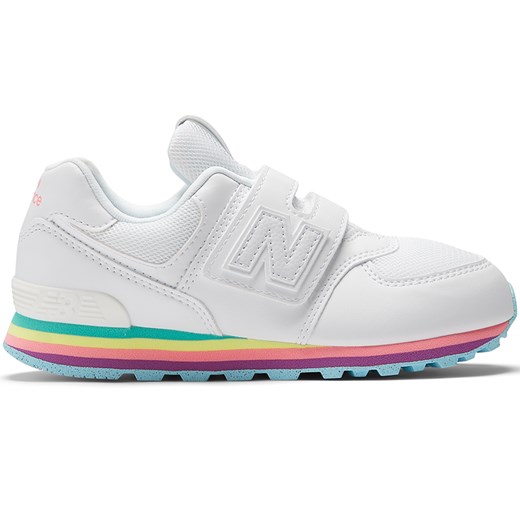 Buty dziecięce New Balance PV574KIJ – białe ze sklepu New Balance Poland w kategorii Buty sportowe dziecięce - zdjęcie 173709724