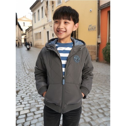 Sinsay - Kurtka pikowana - szary Sinsay 116 Sinsay