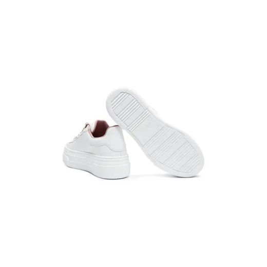 Buty sportowe damskie See By Chloé sneakersy białe skórzane sznurowane na platformie