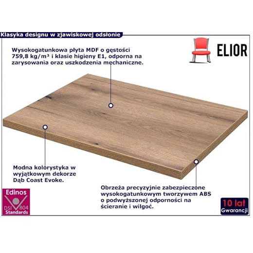 Blat do szafki umywalkowej 60 cm - Karisma 5X Elior One Size Edinos.pl okazyjna cena