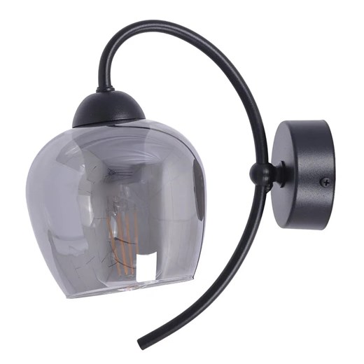 Czarno-grafitowa klasyczna lampa ścienna - A568 Z6-H71 ze sklepu Edinos.pl w kategorii Lampy ścienne - zdjęcie 173715571