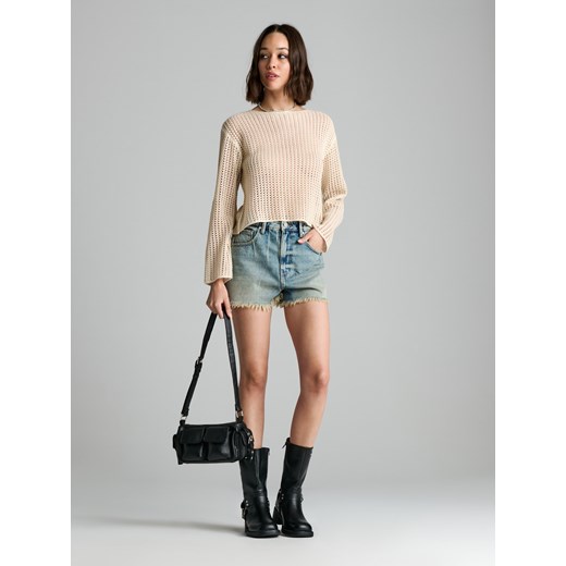 Sinsay - Szorty jeansowe - niebieski Sinsay 32 Sinsay