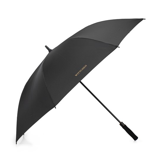 Parasol półautomatyczny z pokrowcem czarny ze sklepu WITTCHEN w kategorii Parasole - zdjęcie 173720912