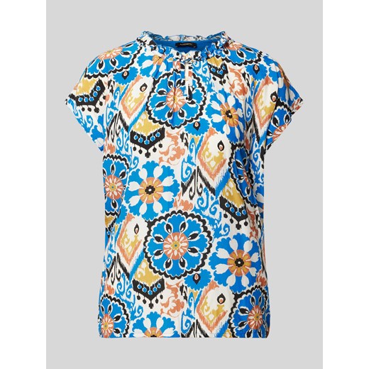 T-shirt z wycięciem w kształcie łezki ze sklepu Peek&Cloppenburg  w kategorii Bluzki damskie - zdjęcie 173721903
