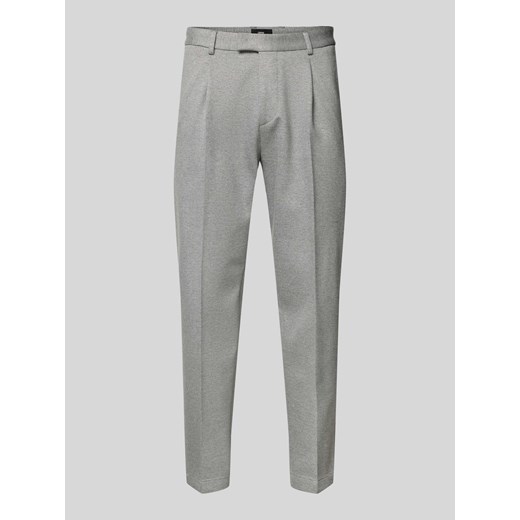 Spodnie do garnituru o kroju tapered fit w kant model ‘SALTO’ ze sklepu Peek&Cloppenburg  w kategorii Spodnie męskie - zdjęcie 173721970