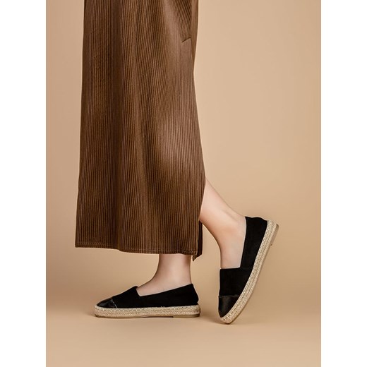 Foreverfolie Espadryle w kolorze czarnym Foreverfolie 36 wyprzedaż Limango Polska