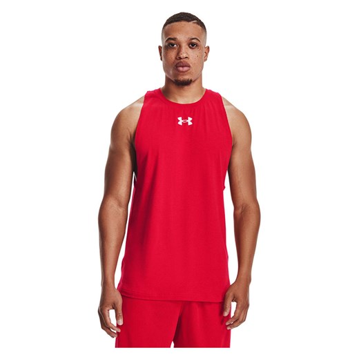 Under Armour Top sportowy &quot;Baseline&quot; w kolorze czerwonym Under Armour XL promocja Limango Polska