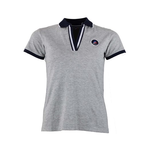 Peak Mountain Koszulka polo w kolorze szarym ze sklepu Limango Polska w kategorii Bluzki damskie - zdjęcie 173724653