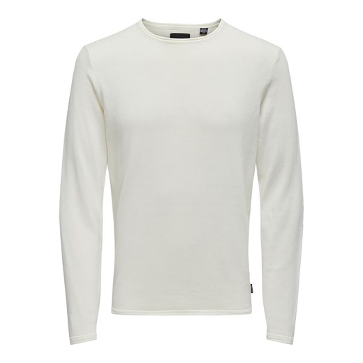 ONLY &amp; SONS Sweter w kolorze kremowym ze sklepu Limango Polska w kategorii Swetry męskie - zdjęcie 173727453