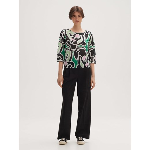 OPUS Bluzka w kolorze czarno-zielonym Opus 36 okazja Limango Polska