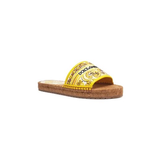 Dolce & Gabbana Klapki | z dodatkiem skóry ze sklepu Gomez Fashion Store w kategorii Klapki damskie - zdjęcie 173729113