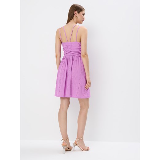 Mohito - Letnia sukienka mini - fioletowy Mohito XS Mohito