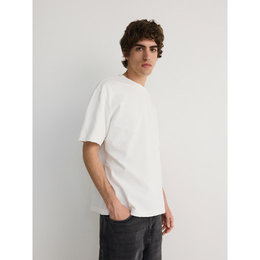 Reserved - T-shirt relaxed fit - złamana biel Reserved XL Reserved
