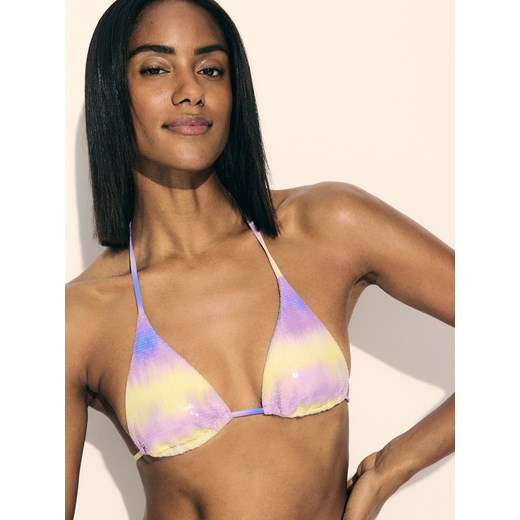 Reserved - Góra bikini - niebieski Reserved L Reserved