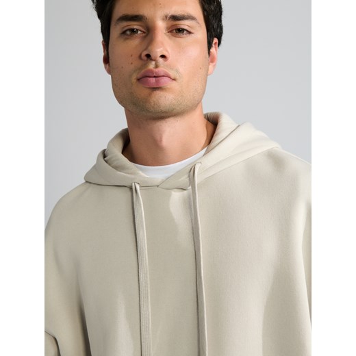 Sinsay - Bluza z kapturem - kremowy Sinsay XXL Sinsay