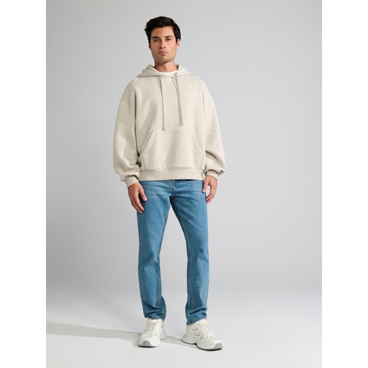 Sinsay - Bluza z kapturem - kremowy Sinsay XL Sinsay