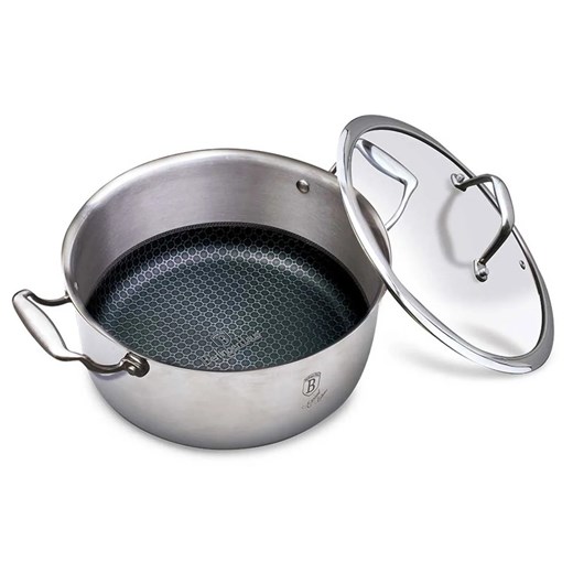 Garnek z powłoką 3D na indukcję 4,5L P4-G90 ze sklepu Edinos.pl w kategorii Garnki - zdjęcie 173736602