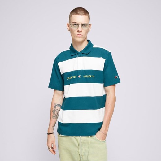 CHAMPION POLO STRIPED POLO ze sklepu Sizeer w kategorii T-shirty męskie - zdjęcie 173737042