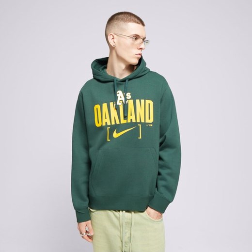 NIKE BLUZA Z KAPTUREM OAKLAND ATHLETICS MLB ze sklepu Sizeer w kategorii Bluzy męskie - zdjęcie 173737050