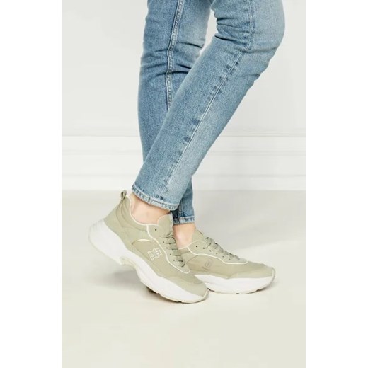 Buty sportowe damskie Tommy Hilfiger sneakersy skórzane