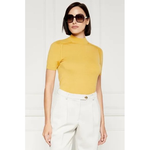 Calvin Klein Wełniany sweter MERINO | Slim Fit ze sklepu Gomez Fashion Store w kategorii Swetry damskie - zdjęcie 173741110