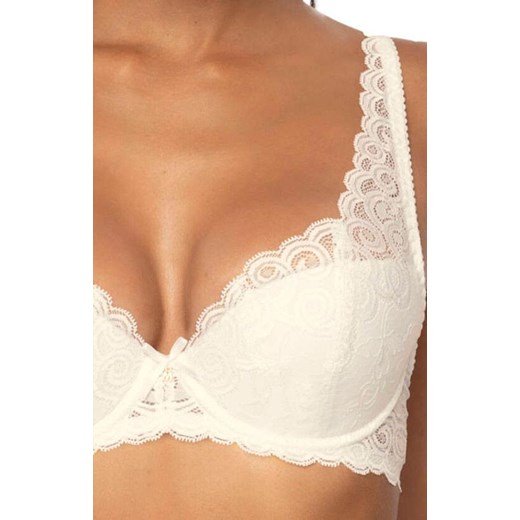 Biustonosz usztywniany ecru Natalie Big M-3824/22, Kolor ecru, Rozmiar 80F, Mat ze sklepu Intymna w kategorii Biustonosze - zdjęcie 173741463