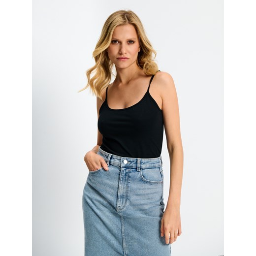 Sinsay - Jeansowa spódnica - niebieski Sinsay 42 Sinsay