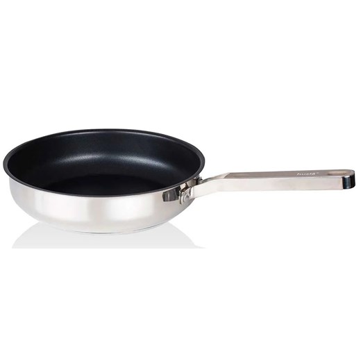 Patelnia z ergonomicznym uchwytem silikonowym 24 cm C9-H01 ze sklepu Edinos.pl w kategorii Naczynia - zdjęcie 173744334