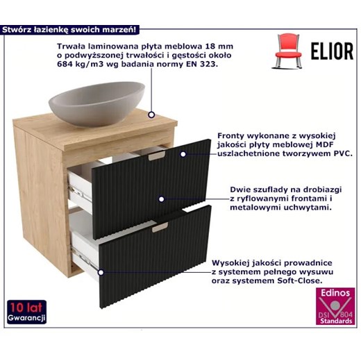 Szafka/regał łazienkowy Elior