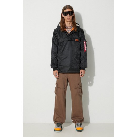 Alpha Industries kurtka HPO Anorak męska kolor czarny przejściowa 178139.03 Alpha Industries L okazyjna cena PRM