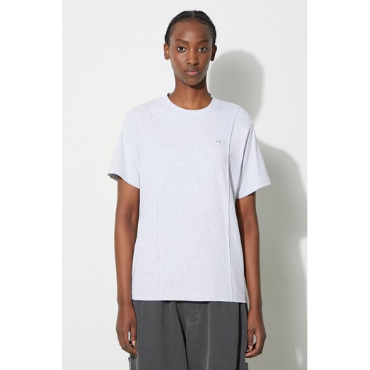 adidas Originals t-shirt Premium Essentials Tee damski kolor szary IK5776 L okazyjna cena PRM