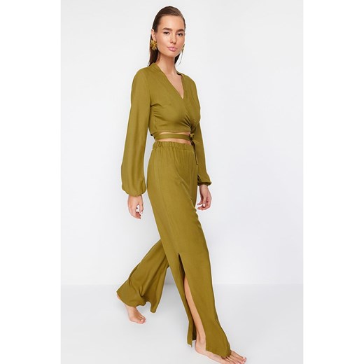 trendyol 2-częściowy zestaw w kolorze oliwkowym Trendyol 38 okazyjna cena Limango Polska