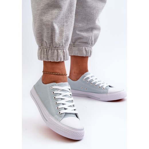 Trampki damskie casual z niską cholewką z tkaniny
