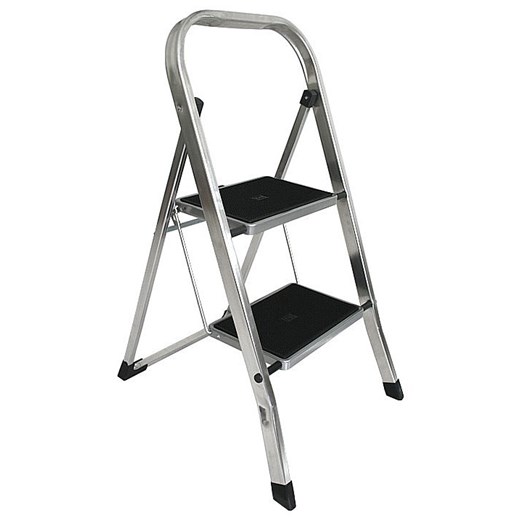 Aluminiowa drabina dwustopniowa S9-P28 ze sklepu Edinos.pl w kategorii Dom - zdjęcie 173746931