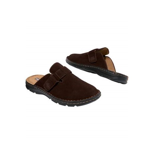 Skórzane chodaki ze sklepu Atlas For Men w kategorii Klapki męskie - zdjęcie 173748410